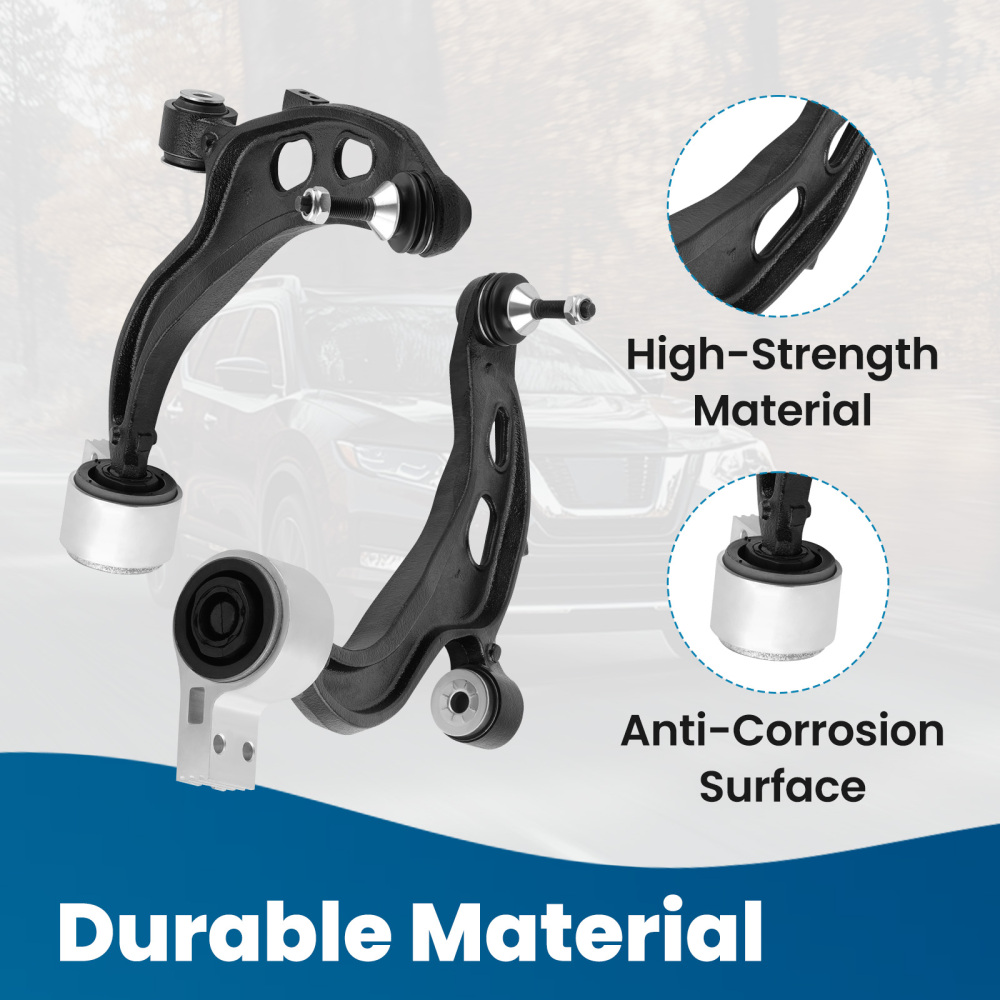 2pcs Front Lower Control Arm compatible for Ford Taurus 2013-2018 compatible for Lincoln MKS MKT 2013-2016