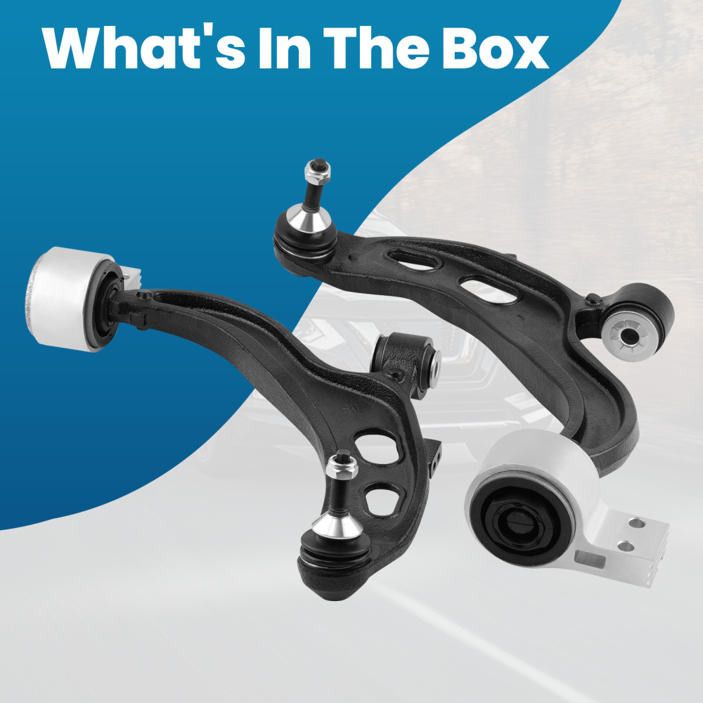 2pcs Front Lower Control Arm compatible for Ford Taurus 2013-2018 compatible for Lincoln MKS MKT 2013-2016