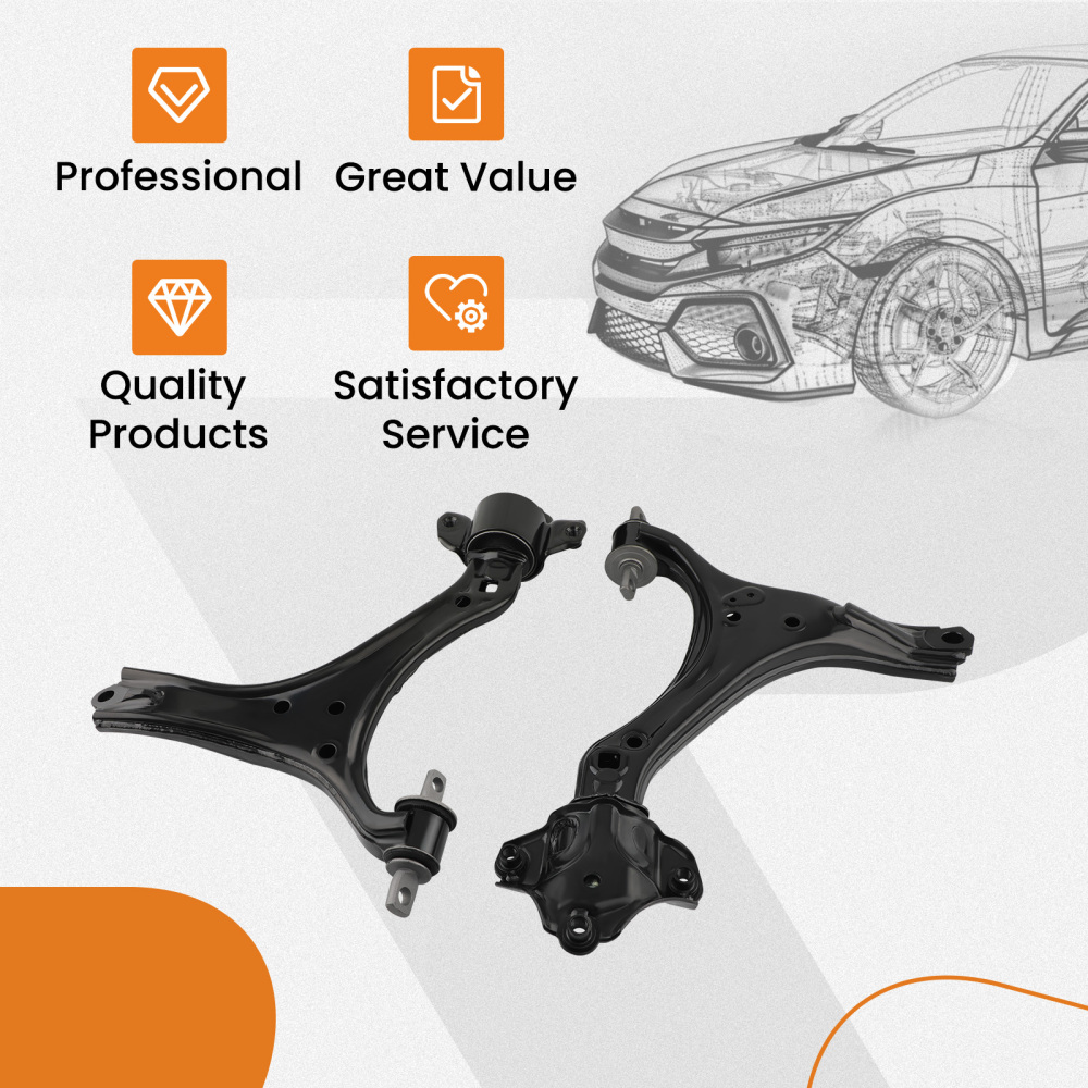 Front Lower Control Arms Left & Right for 2013 2014 2015-2017 compatible for Honda Accord TLX