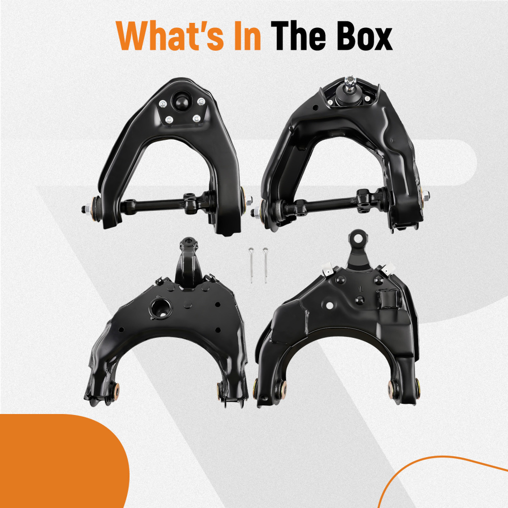 FRONT UPPER+LOWER CONTROL ARM SET compatible for TOYOTA HILUX IFS LN172 LN166 LN167 KZN165