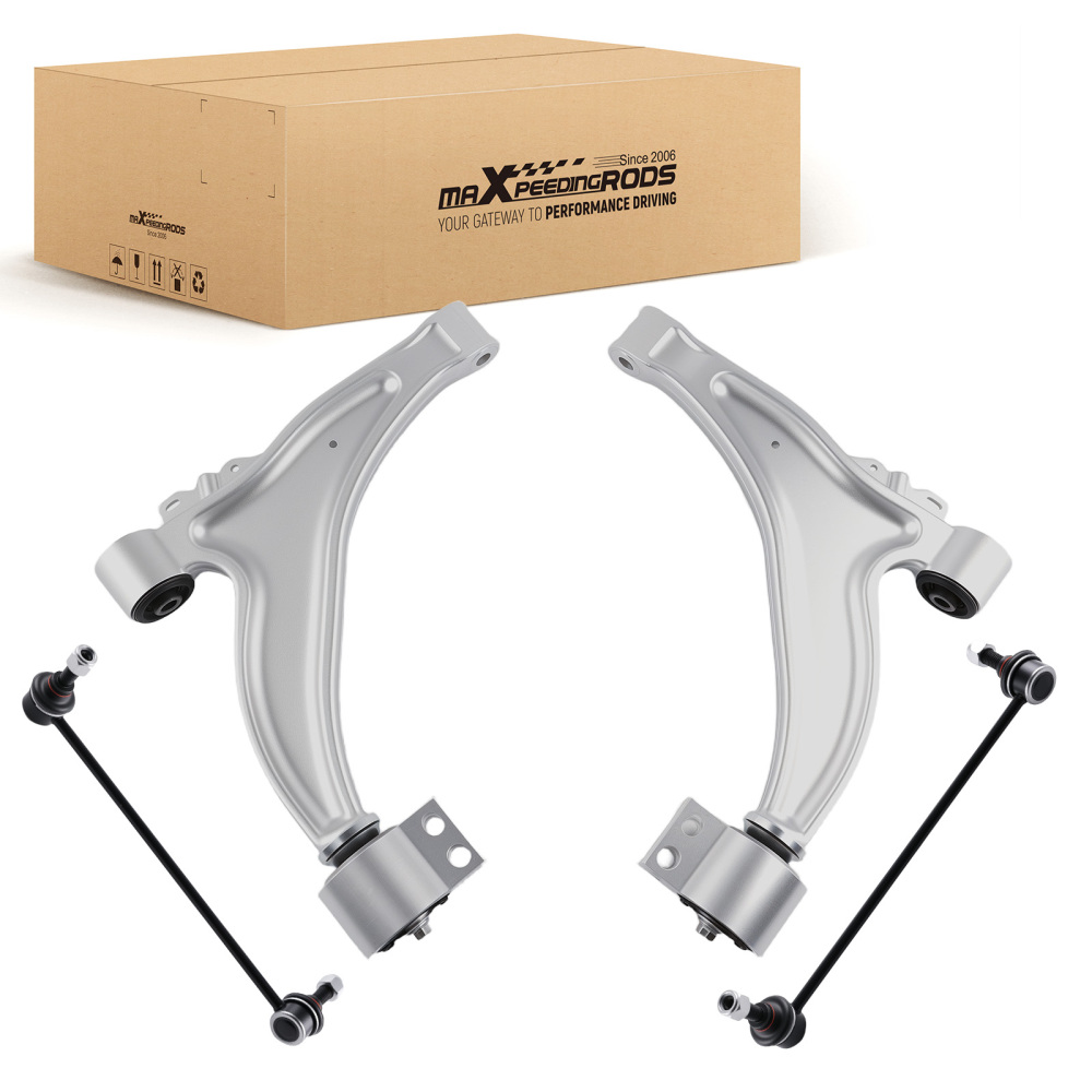 Front Lower Control Arms Sway Bar Links compatible for Buick LaCrosse Regal Cadillac XTS