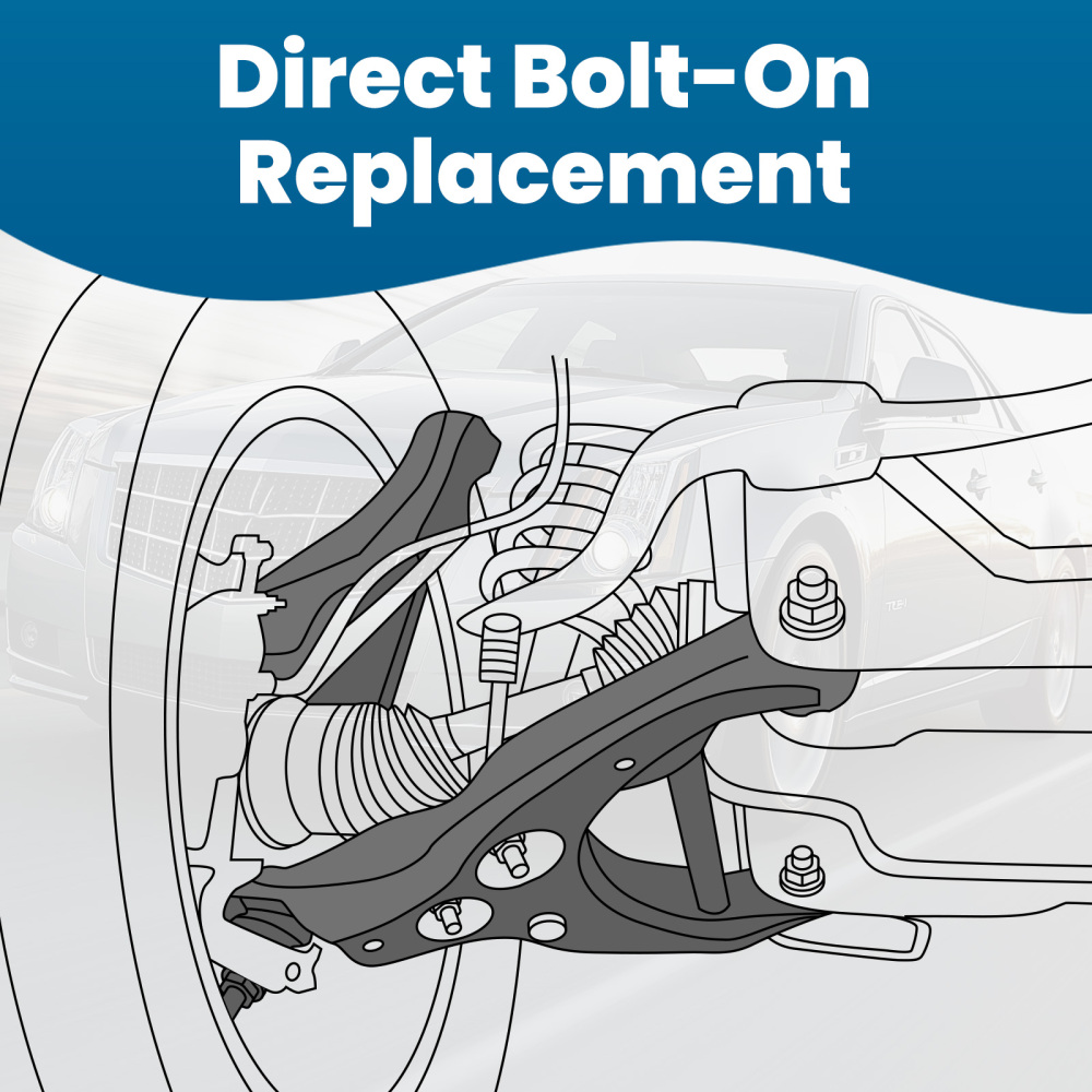 Front Lower Control Arms Sway Bar Links compatible for Buick LaCrosse Regal Cadillac XTS