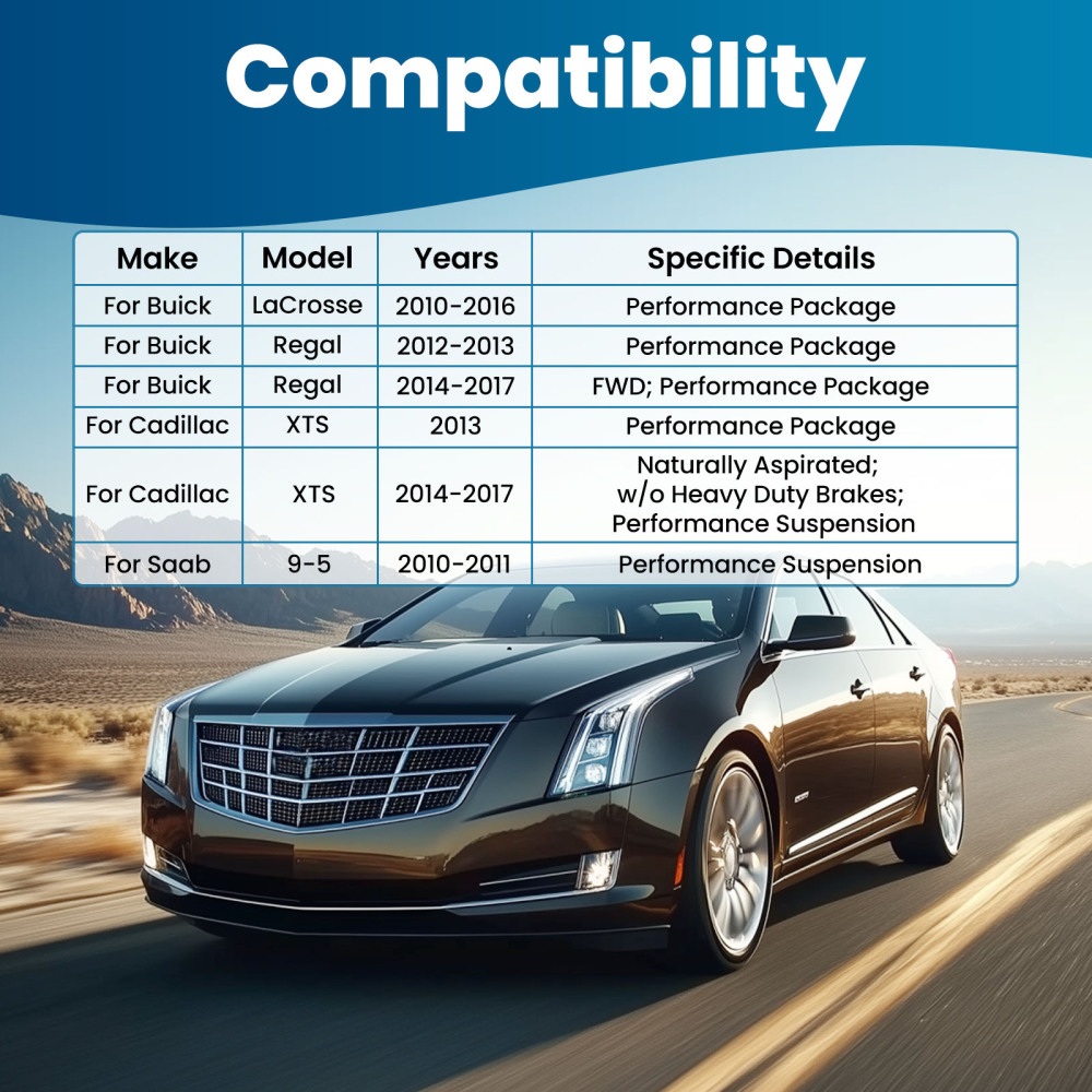 Front Lower Control Arms Sway Bar Links compatible for Buick LaCrosse Regal Cadillac XTS