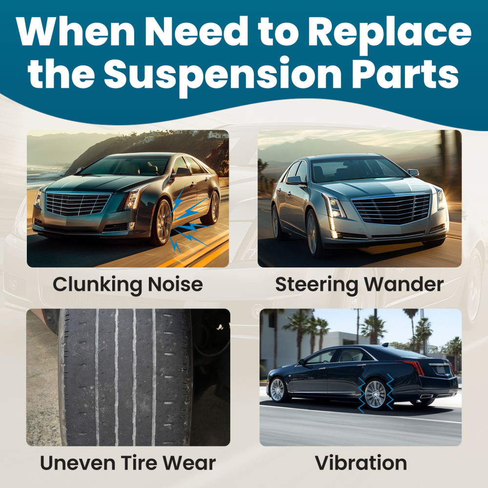 Front Lower Control Arms Sway Bar Links compatible for Buick LaCrosse Regal Cadillac XTS