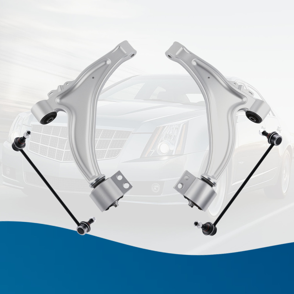 Front Lower Control Arms Sway Bar Links compatible for Buick LaCrosse Regal Cadillac XTS
