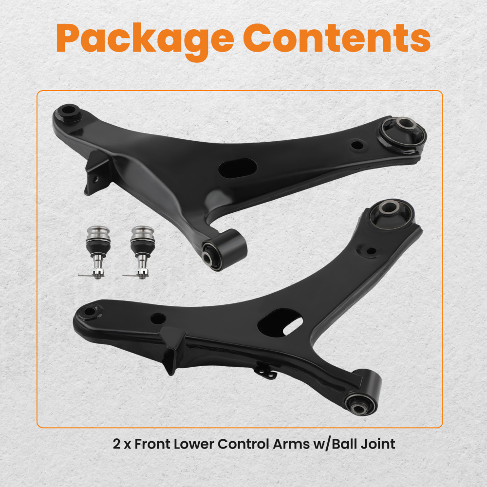 2x Front Lower Control Arm w/Ball Joint compatible for Subaru Legacy Outback 2005-2008 2009