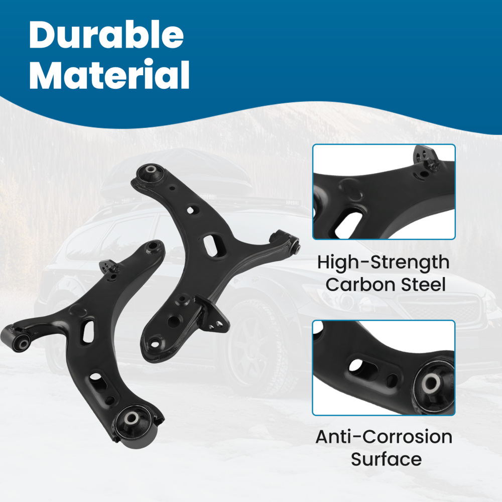 Pair Front Lower Control Arms w/Ball Joint compatible for Subaru Legacy Outback 2010-2014