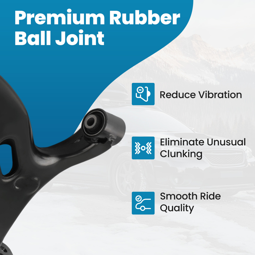 Pair Front Lower Control Arms w/Ball Joint compatible for Subaru Legacy Outback 2010-2014