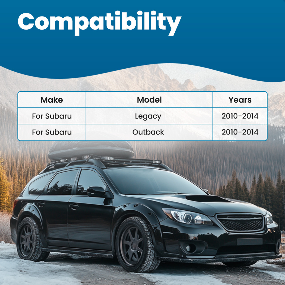Pair Front Lower Control Arms w/Ball Joint compatible for Subaru Legacy Outback 2010-2014