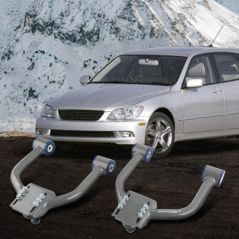 4x Adjustable Front Camber + Rear Toe Arms Kit for 2001-2005 04 compatible for Lexus IS300 XE10