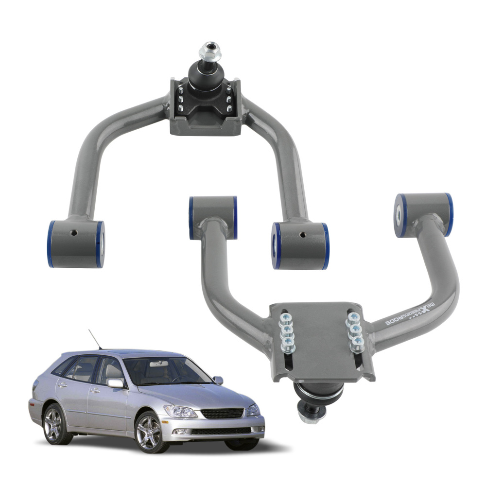 4x Adjustable Front Camber + Rear Toe Arms Kit for 2001-2005 04 compatible for Lexus IS300 XE10