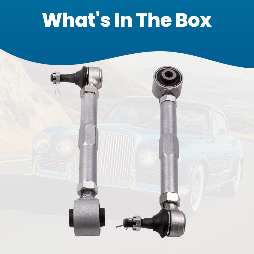 Compatible for Lexus IS300 GS300 GS400 GS430 Adjustable Rear Toe 2 Pcs Control Arms Kits suspension arms