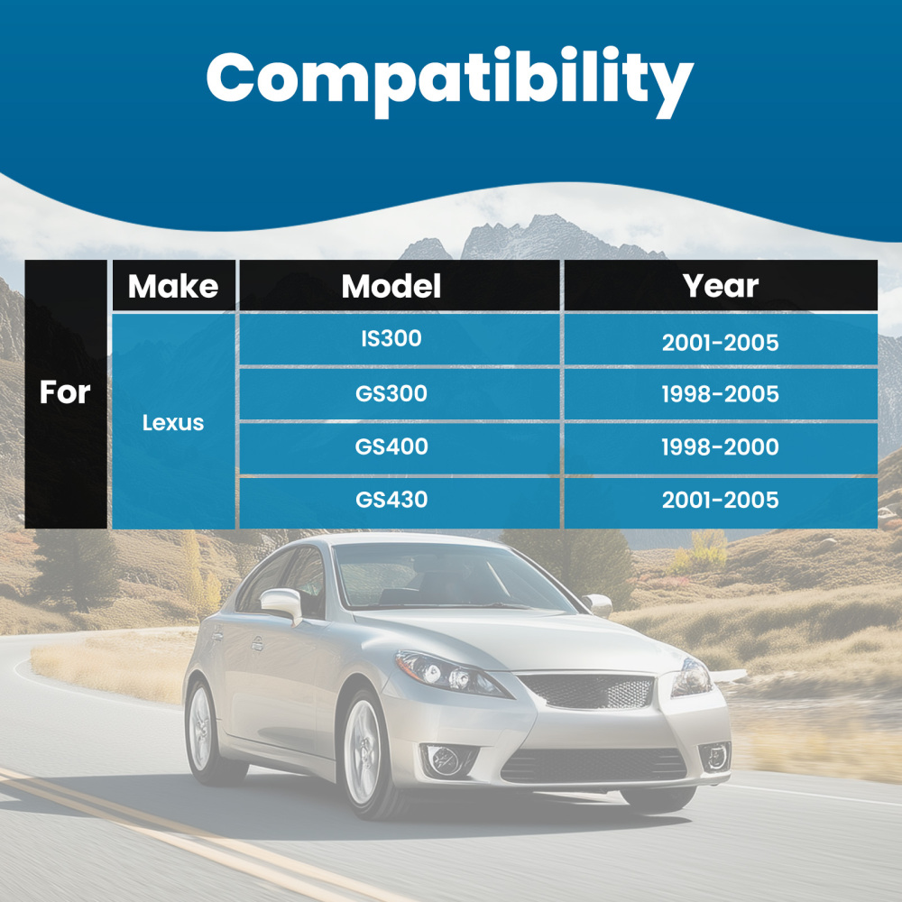 Compatible for Lexus IS300 GS300 GS400 GS430 Adjustable Rear Toe 2 Pcs Control Arms Kits suspension arms