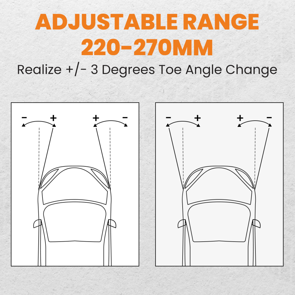 Heavy Duty 2 Pcs Adjustable Rear Toe Control Arms compatible for Lexus GS300 IS300 GS400