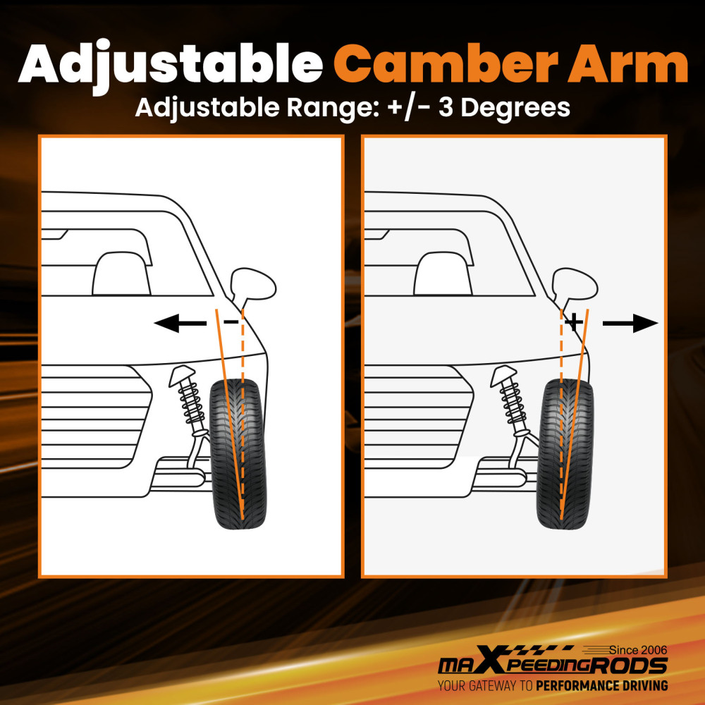 Rear Upper Adjustable Camber Arms compatible for Lexus GS350 GS200t GS450h IS350 2013-2023