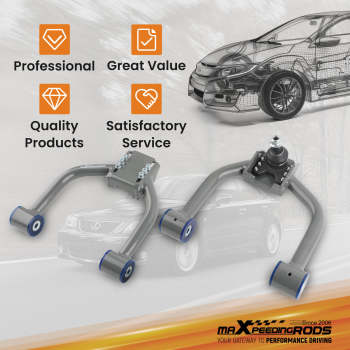 2x Adjustable Front Upper Control Arm Camber Kit For Lexus IS300 2001 2002-2005