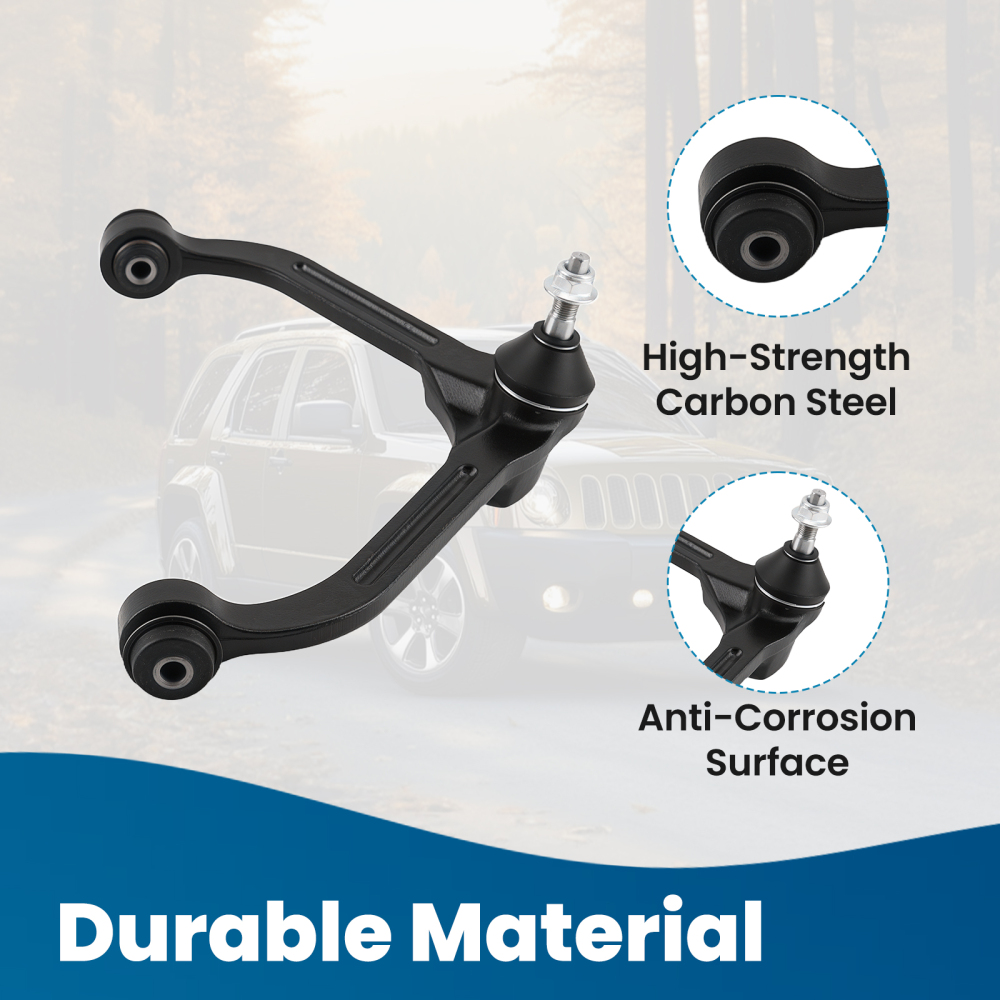 2pc Front Upper Control Arm Kit compatible for Jeep Liberty 2002 2003 2004 2005 2006 2007