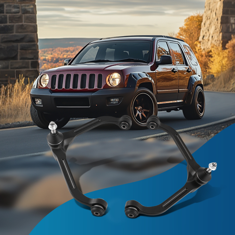 2pc Front Upper Control Arm Kit compatible for Jeep Liberty 2002 2003 2004 2005 2006 2007