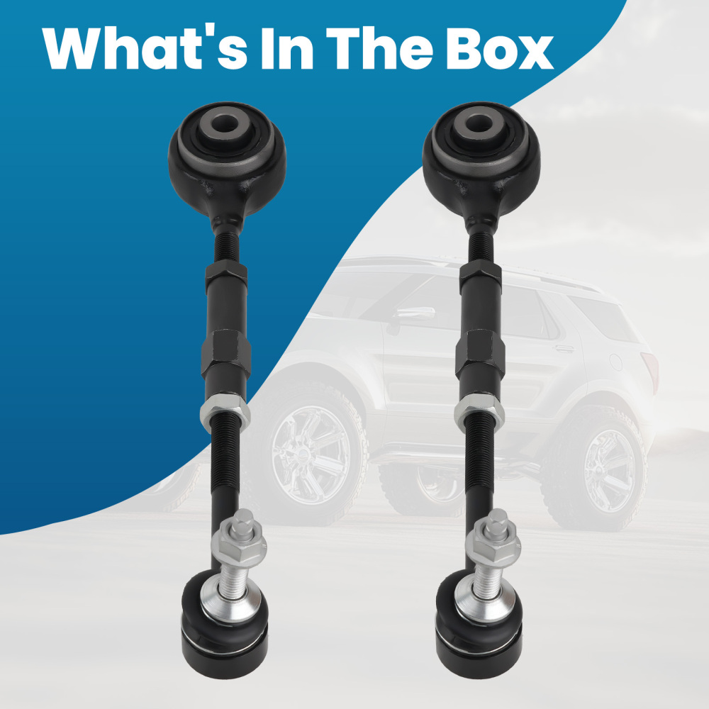 MaXpeedingrods Rear Upper Forward Lateral Links for 2011-19 compatible for Ford Flex Taurus MKT