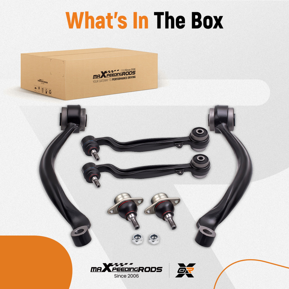 New Front UpperLower Track Control Arm Kit compatible for Range Rover L322 2002-2012