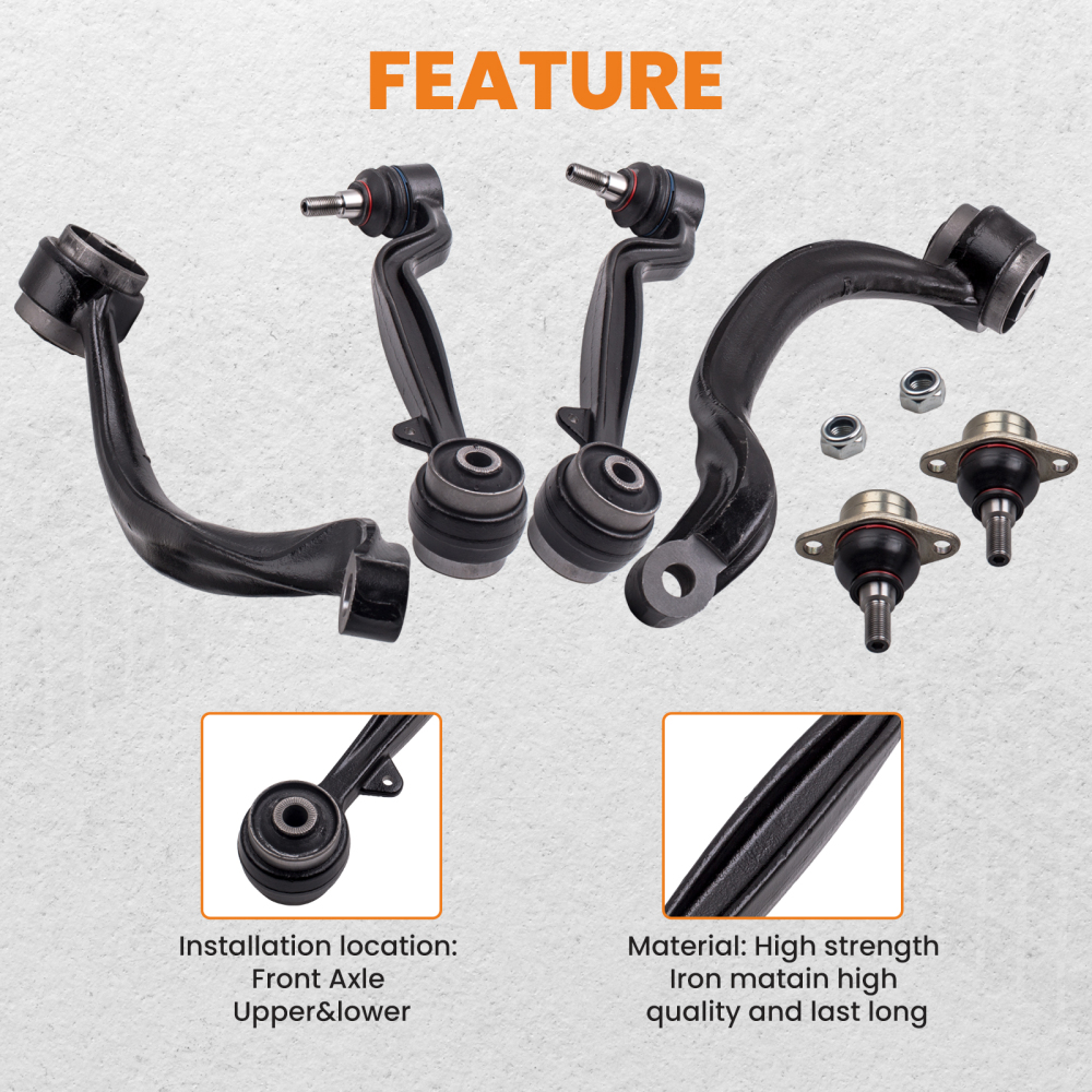 PER L322 Superiore Sospensione Inferiore Bracci Di Controllo Giunti A Sfera Kit