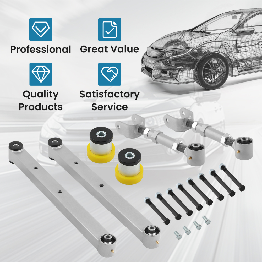 Adjustable Rear Control Trailing Arms compatible for A Body 67-72 compatible for Chevelle Cutlass