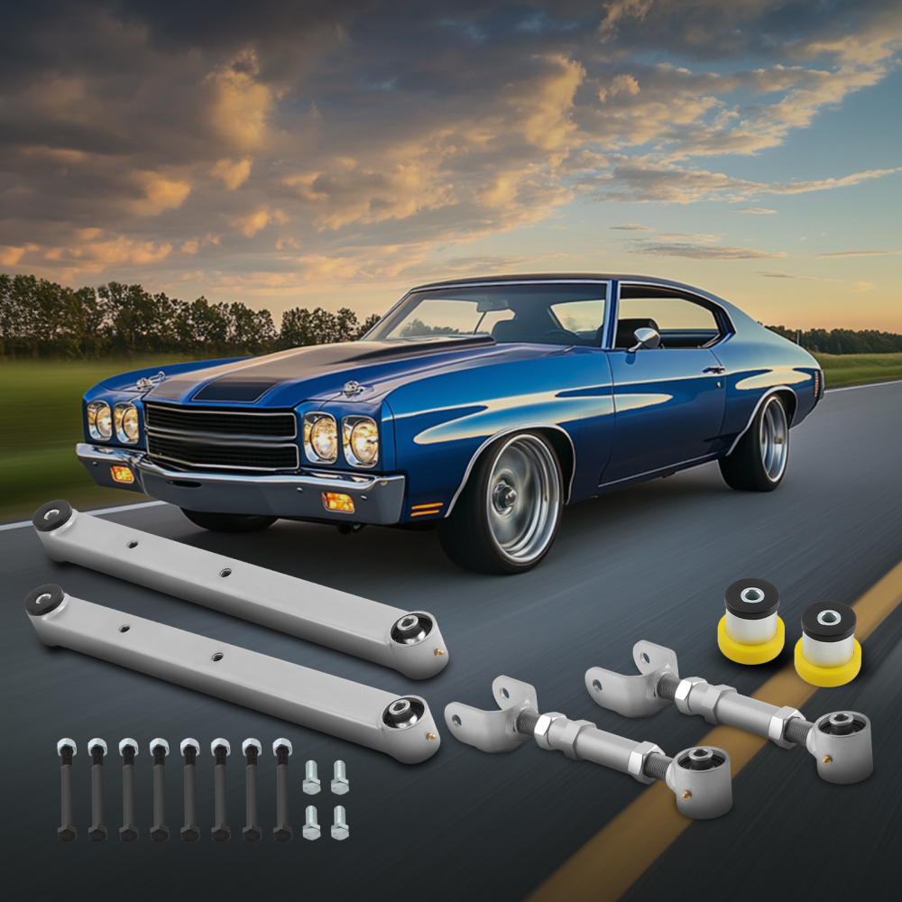 Adjustable Rear Control Trailing Arms compatible for A Body 67-72 compatible for Chevelle Cutlass