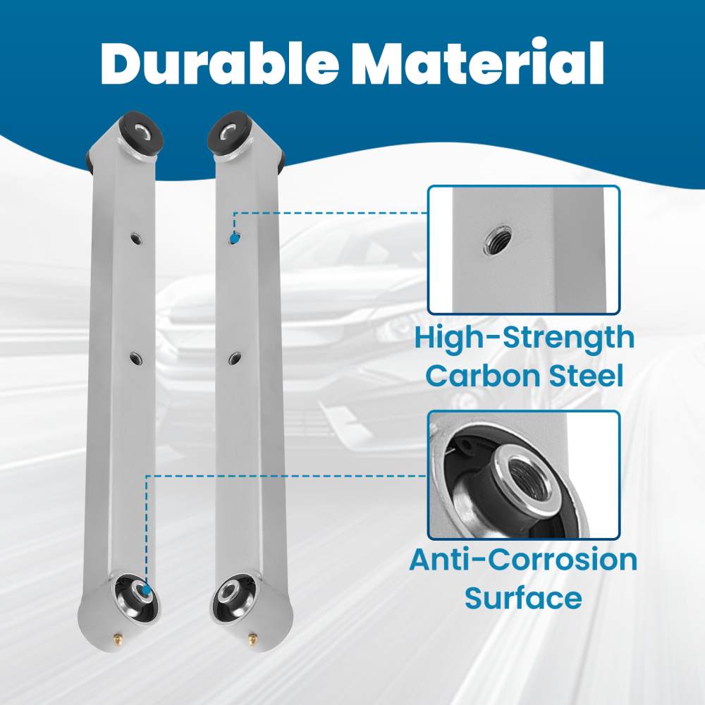 Adjustable Rear Control Trailing Arms compatible for A Body 67-72 compatible for Chevelle Cutlass