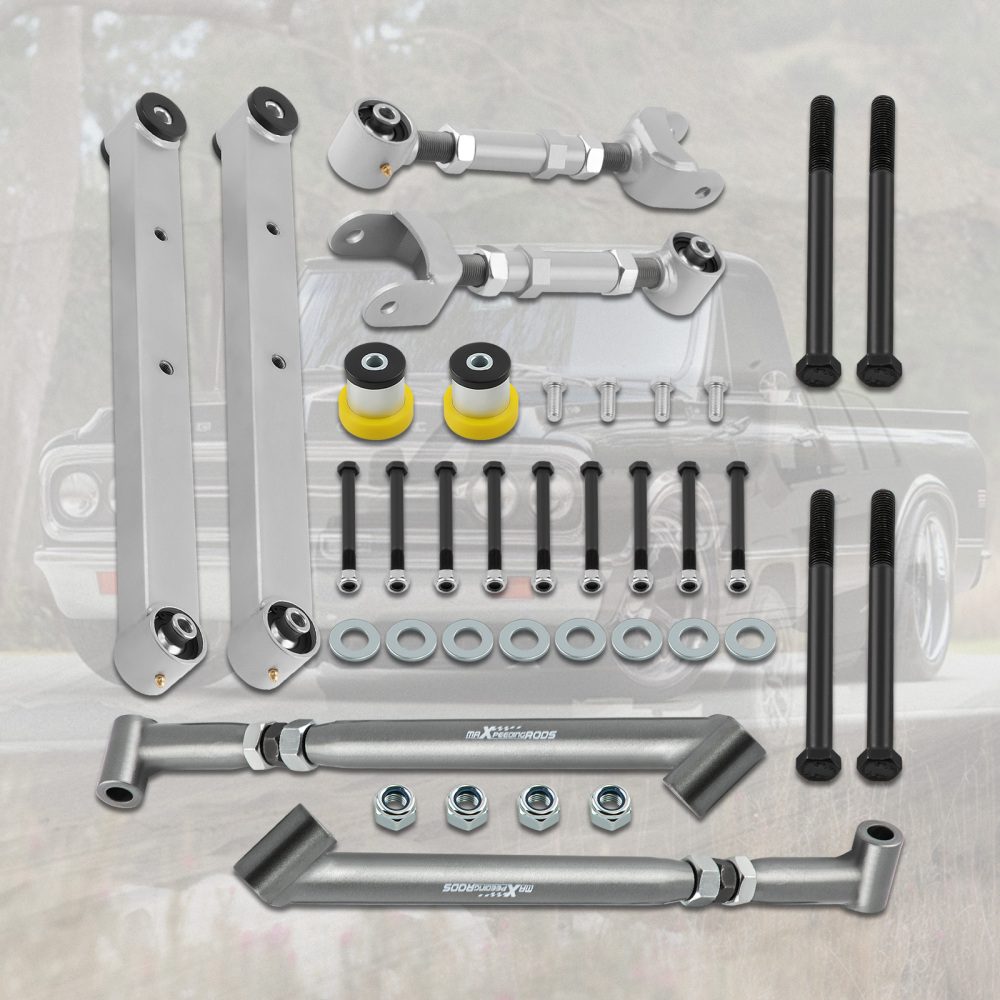 Rear Control Arms Trailing Arms Brace Kit compatible for GM A-Body 68-72 compatible for Chevelle GTO