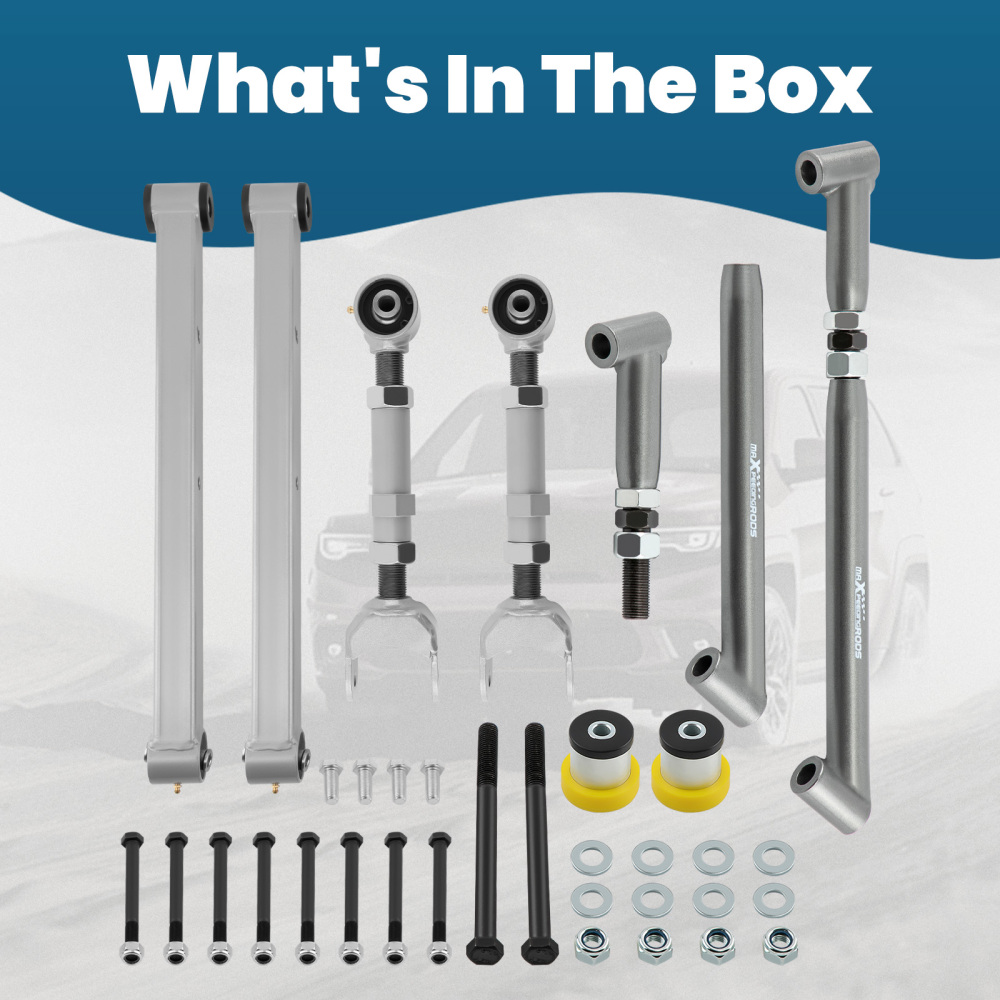 Rear Control Arms Trailing Arms Brace Kit compatible for GM A-Body 68-72 compatible for Chevelle GTO