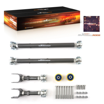 Adjustable Trailing Control Arms Kit compatible for GM A-Body 1967-1972 compatible for Chevelle Cutlass