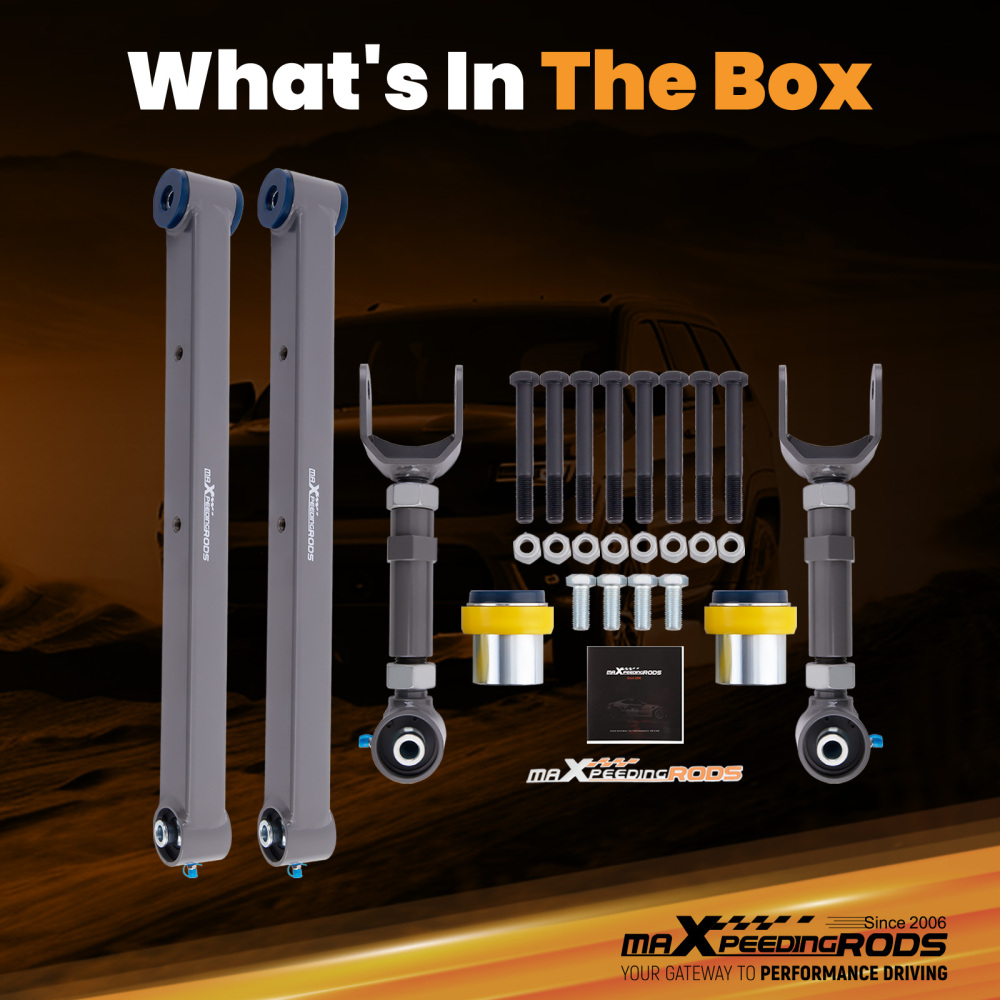 Adjustable Rear Trailing Control Arms compatible for GM A-Body 1967-1972 compatible for Chevelle Cutlass