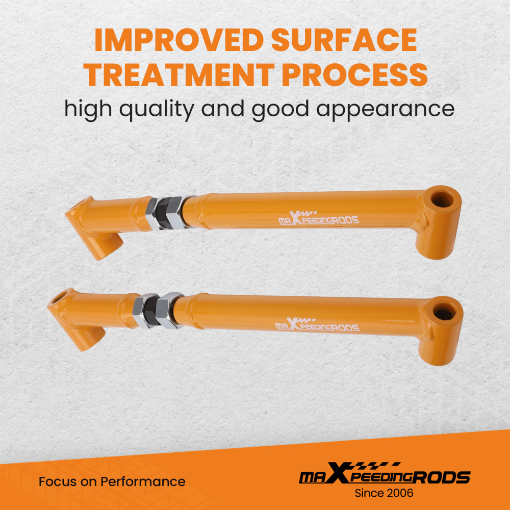 Rear Lower Control Arms compatible for Chevrolet Chevelle 1968-72 Suspension Trailing Kits