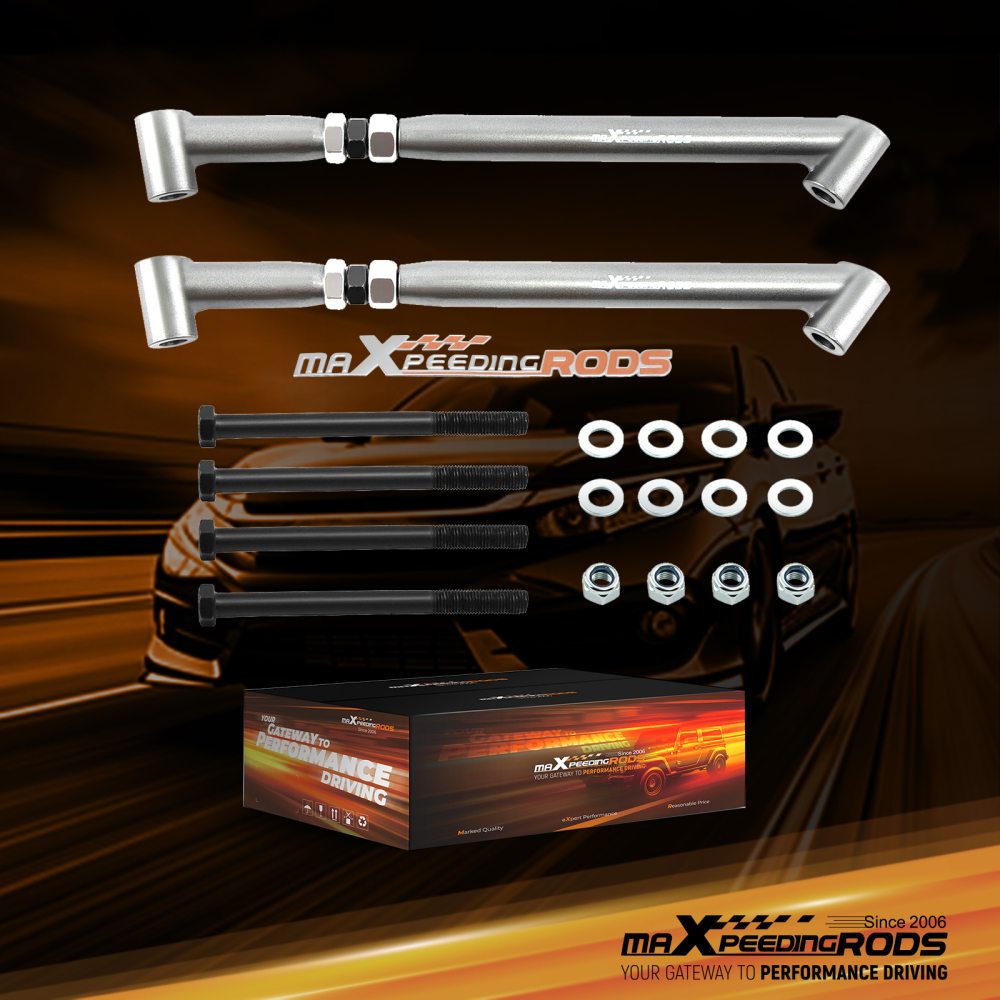 Trailing Control Arms Brace Kit compatible for A Body compatible for Chevelle Cutlass compatible for GTO 442 GS 68-72 suspension arms