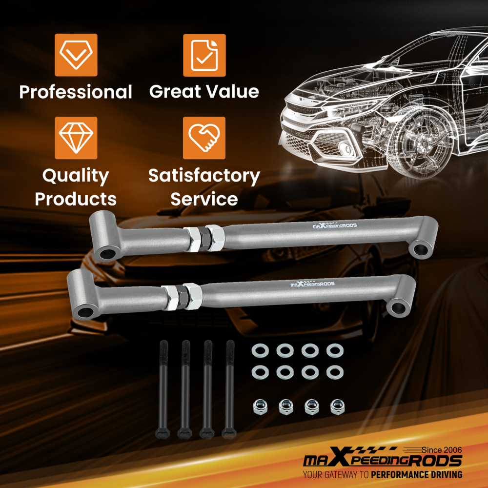 Control Arms Brace Trailing compatible for A Body compatible for Chevelle Cutlass compatible for GTO 442 GS 68-72