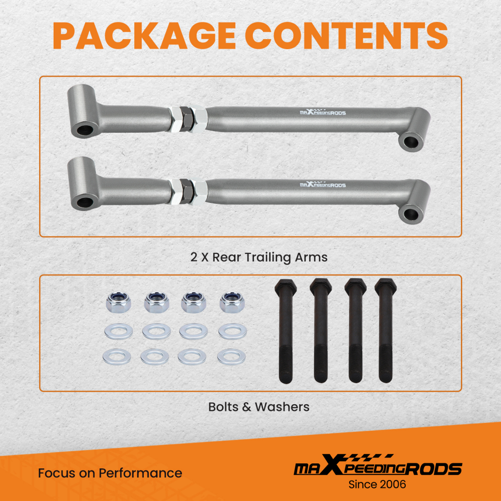 Control Arms Brace Trailing compatible for A Body compatible for Chevelle Cutlass compatible for GTO 442 GS 68-72