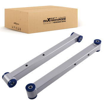 Pair Rear Lower Control Arms with Bushings compatible for Impala B-Body 1971-1976 suspension arms