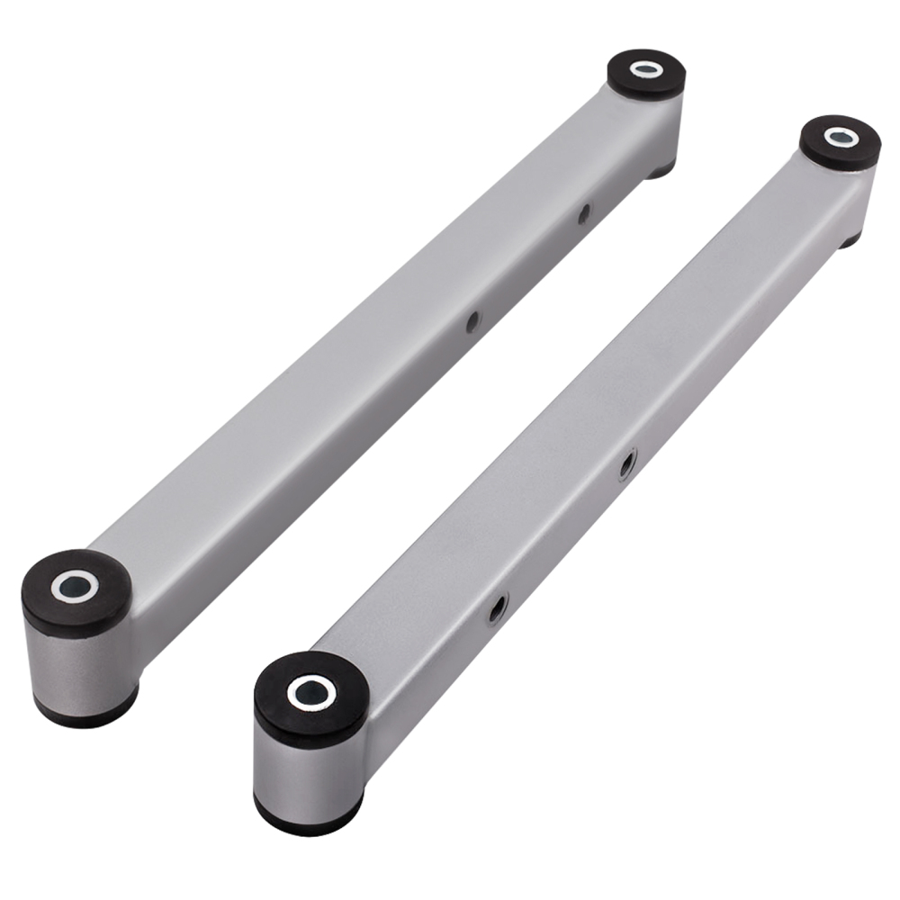 Pair Rear Lower Control Arms with Bushings compatible for Impala B-Body 1971-1976