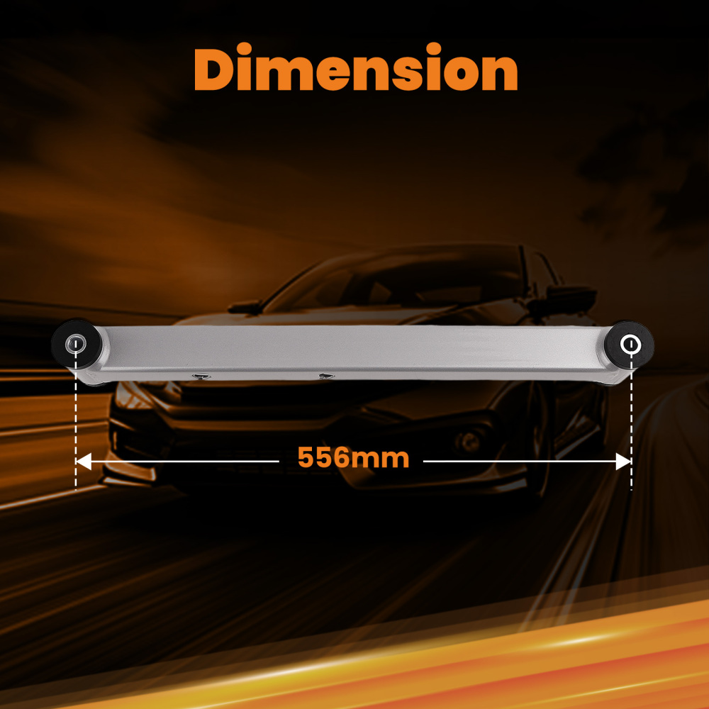 Pair Rear Lower Control Arms with Bushings compatible for Impala B-Body 1971-1976
