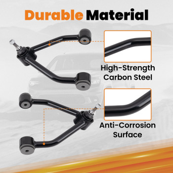 Upper Control Arms 2-4 Lift Kit compatible for Chevy/GMC K1500 88-98 compatible for Suburban/Tahoe 92-98