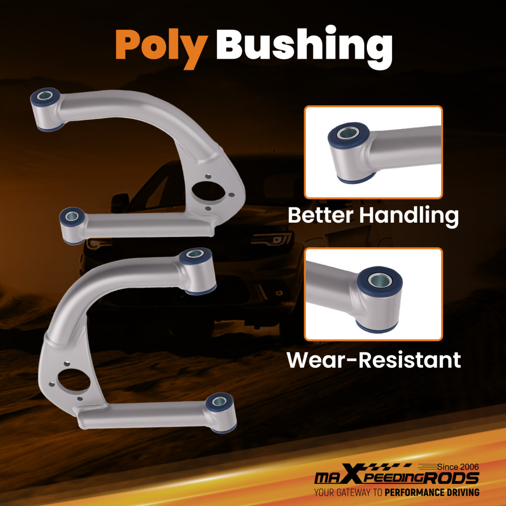 Front Upper Control Arms compatible for GM F-Body 1993-2002 compatible for Camaro Pontiac Firebird A-Arms