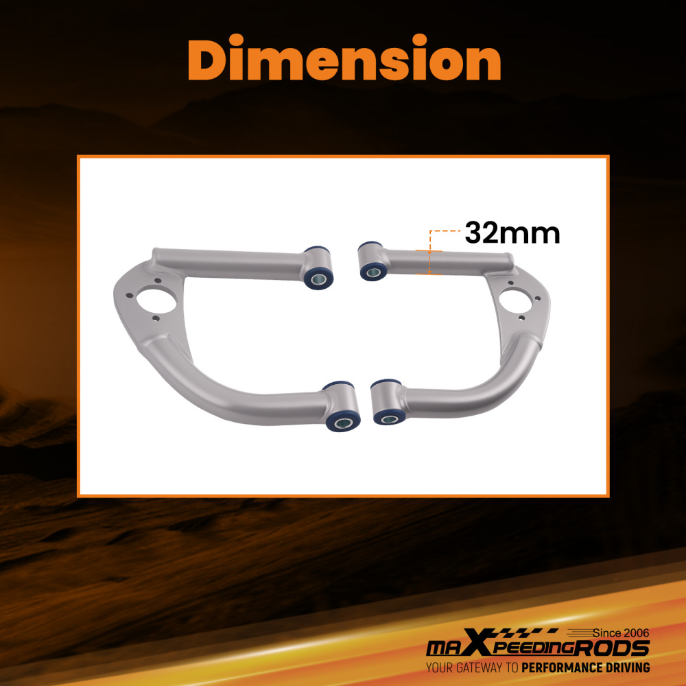 Front Upper Control Arms compatible for GM F-Body 1993-2002 compatible for Camaro Pontiac Firebird A-Arms