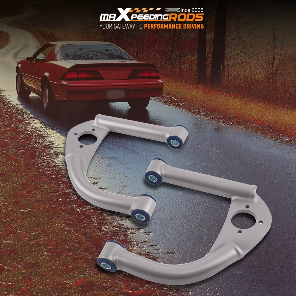 Front Upper Control Arms compatible for GM F-Body 1993-2002 compatible for Camaro Pontiac Firebird A-Arms