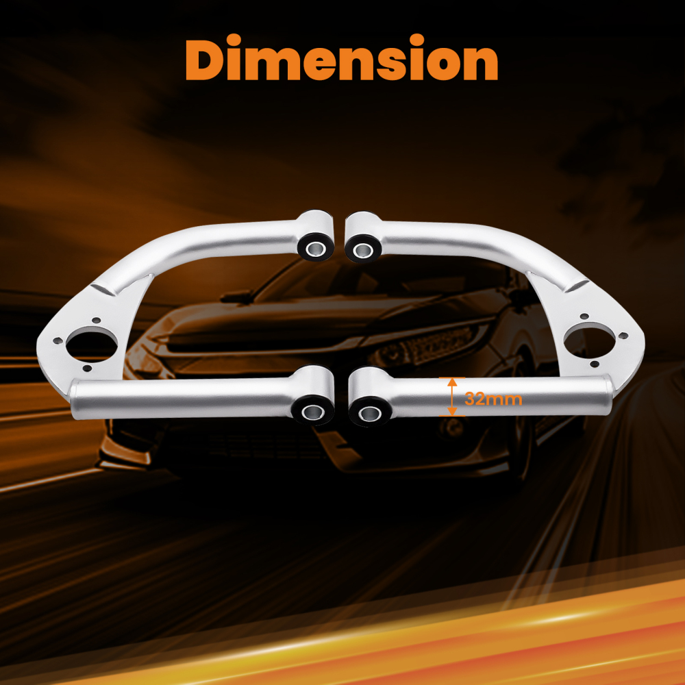 Pair Tubular Front Upper Control ArmSet A-Arms compatible for Camaro F-Body 1993-2002