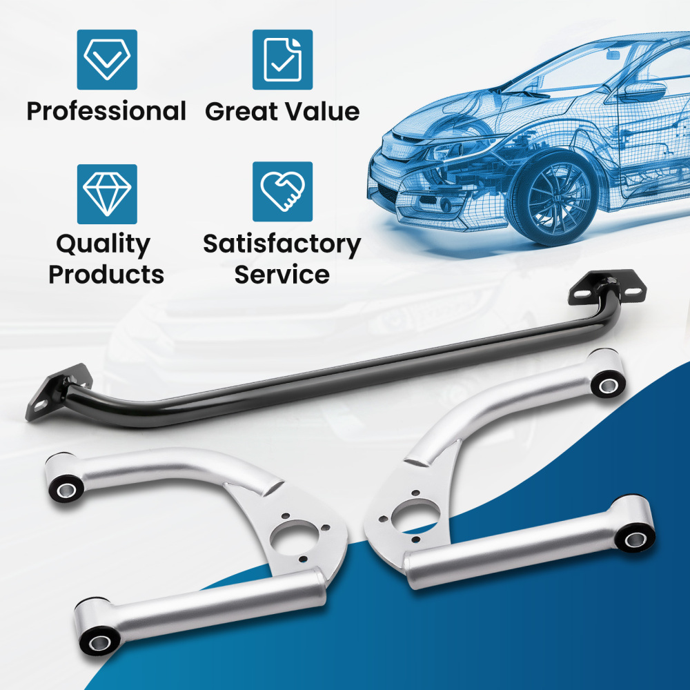 Front Upper Strut Tower Bar Control A-Arm compatible for GM F-Body 1993-2001 2002 compatible for Camaro V8