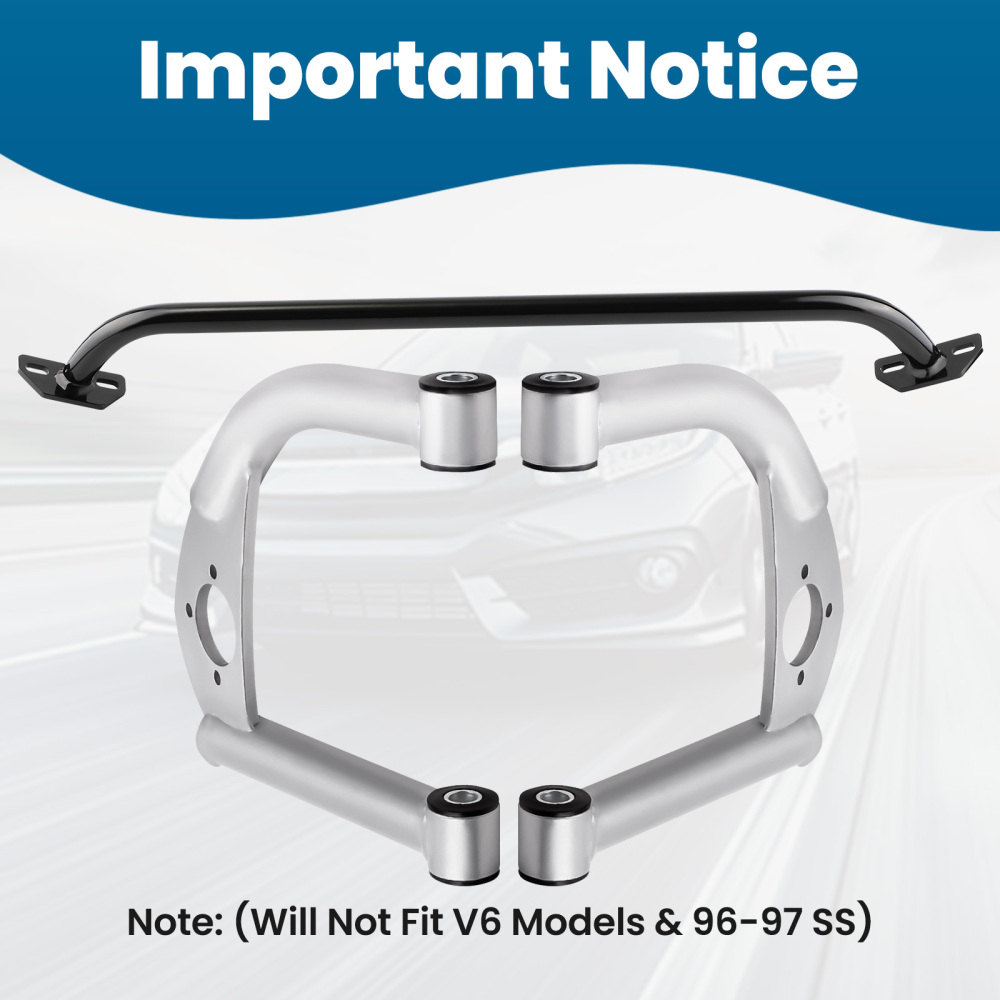 Front Upper Strut Tower Bar Control A-Arm compatible for GM F-Body 1993-2001 2002 compatible for Camaro V8