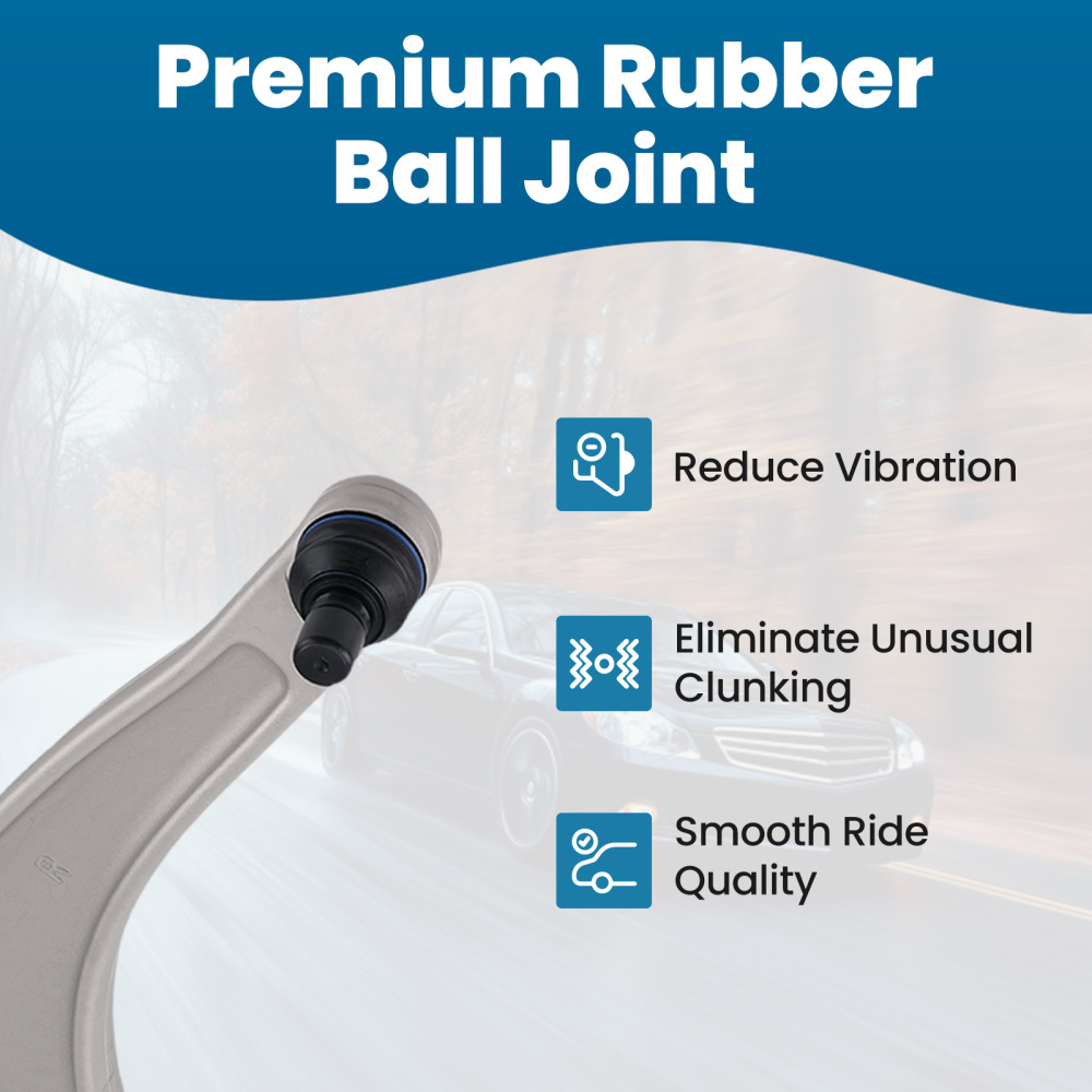 8x Front Lower Control Arm Sway Bar Tie Rods Kit for 2004-2012 compatible for Chevy Malibu G6