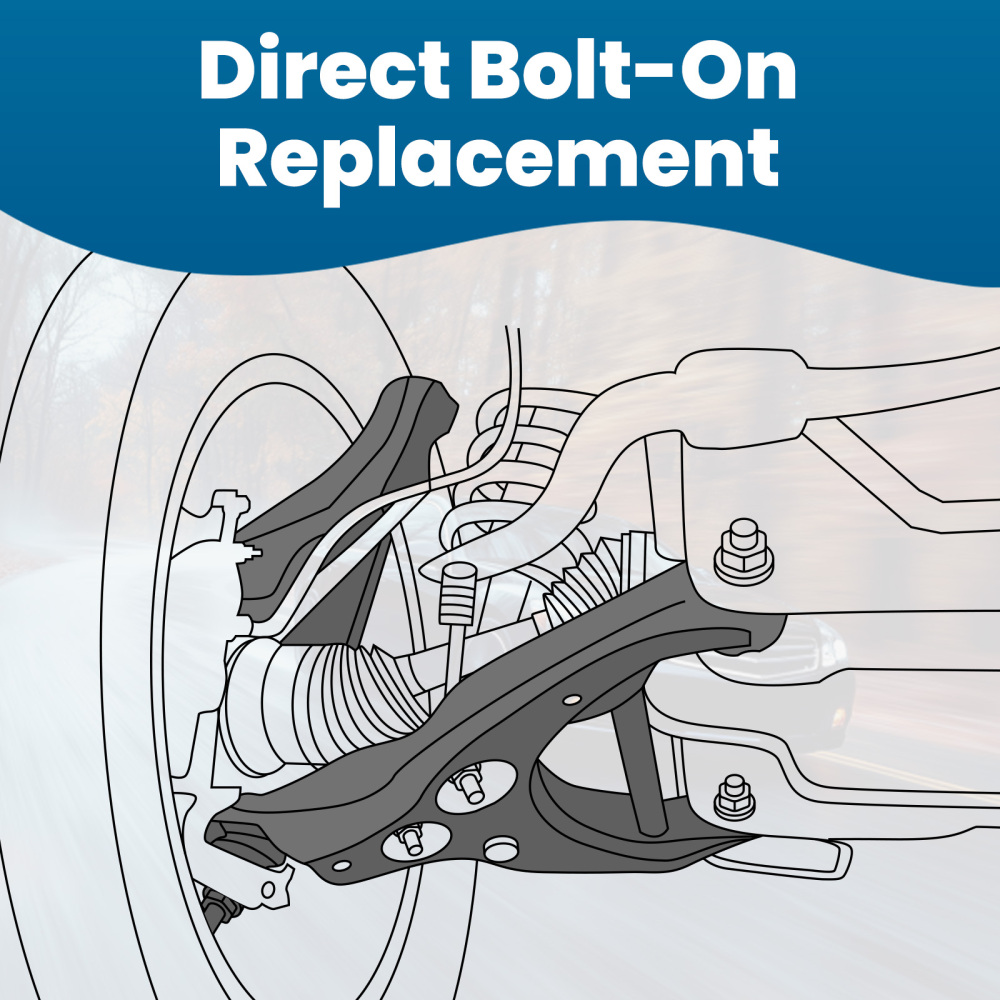8x Front Lower Control Arm Sway Bar Tie Rods Kit for 2004-2012 compatible for Chevy Malibu G6