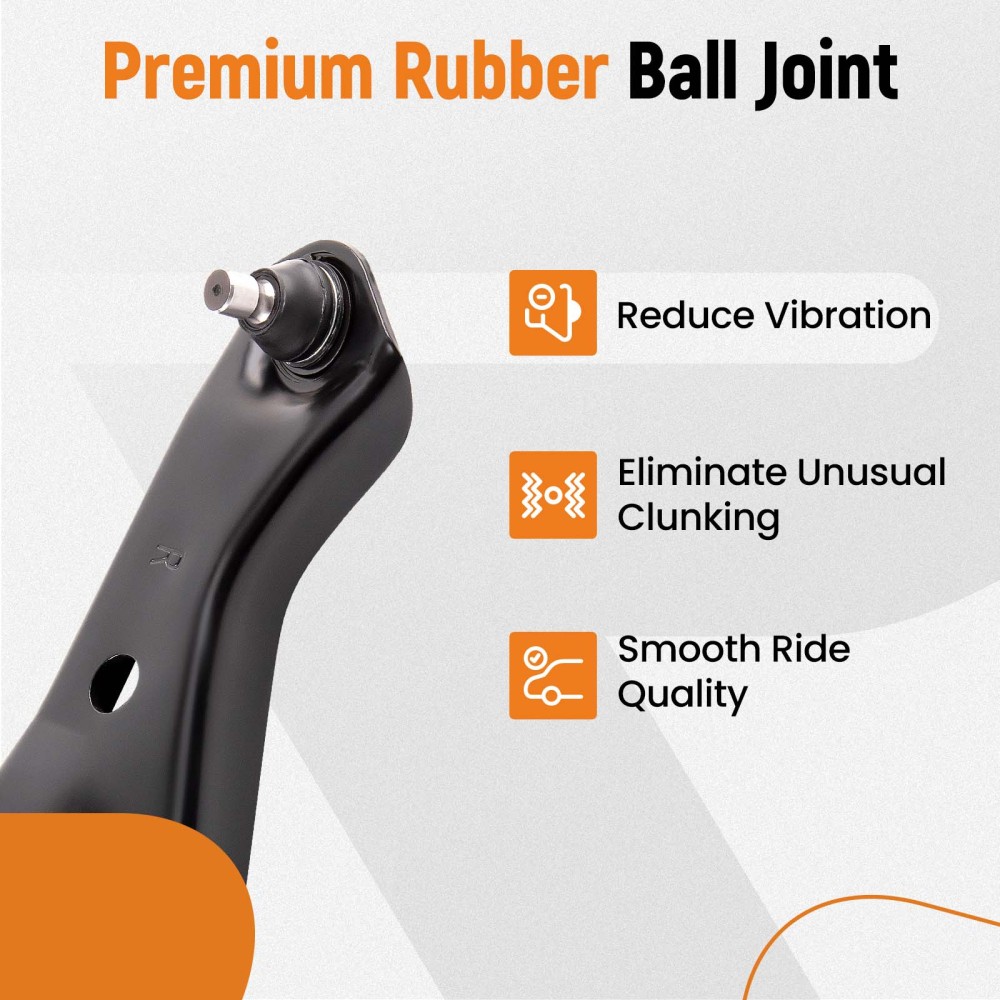 10x Front Lower Control Arm with Ball Joint compatible for Ford Escape 2008 - 2009