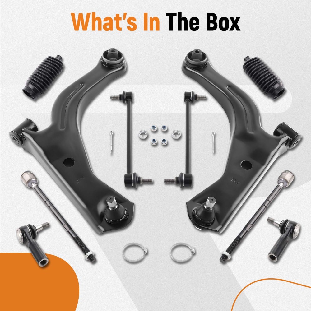 10x Front Lower Control Arm with Ball Joint compatible for Ford Escape 2008 - 2009